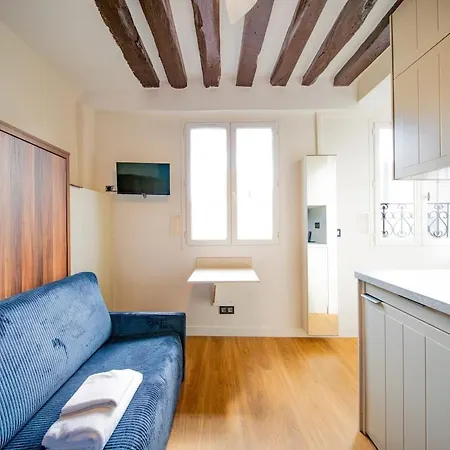 Cute Blue - Arts & Metiers Apartman Párizs