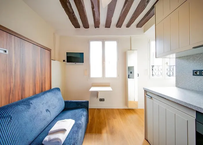 Cute Blue - Arts & Metiers Apartment Paris